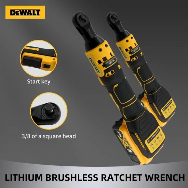 DEWALT DCF512 1/2 inch Variable Speed Brushless Power Wrench LED light Cordless Ratchet Wrench 20V Battery Electric Tools - Image 6