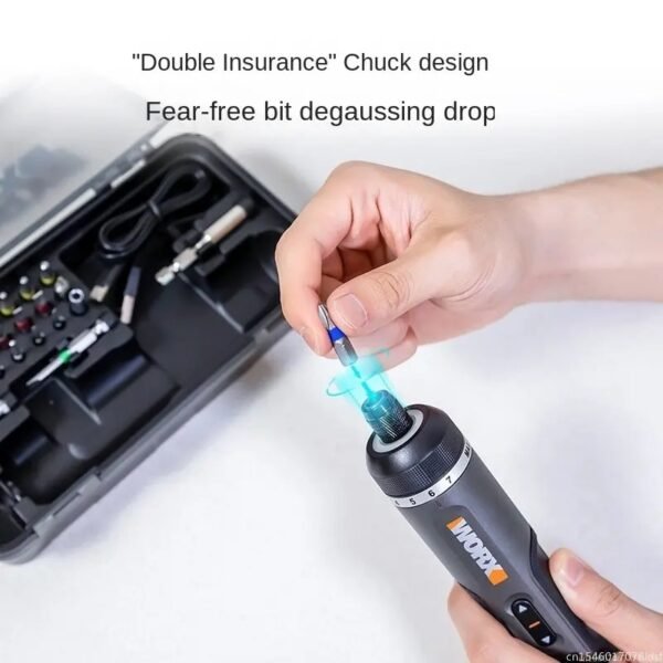 WORX WX242 Mini Electrical Screwdriver Set Smart Cordless Electric Screw Driver Rechargeable With 30 Bit Set Power Drill Tools - Image 6