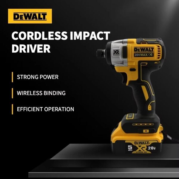 DEWALT DCD887 205N.m Brushless Impact Drill High Torque Cordless Screwdriver Electric Impact Driver 20V Rechargeable Power Tool - Image 5