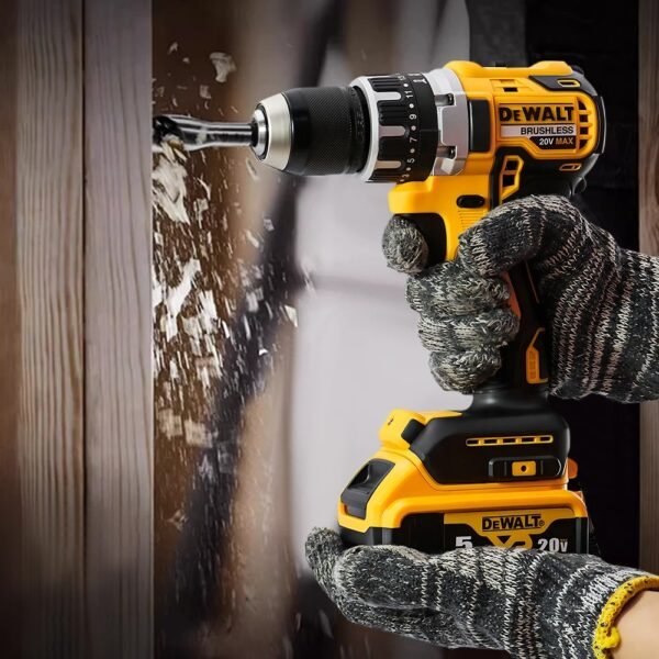 Dewalt DCD796 Cordless Brushless Impact Drill Brushless Drill Multifunctional Rechargeable Portable 20V Battery Power Tools - Image 4