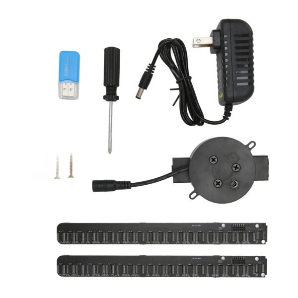 3D Hologram Fan 16.5in 2000x224 WiFi 3D Projector with 224 LED Light Beads for Business Store Advertising 100‑240V - Image 2