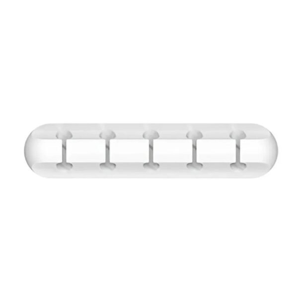 NNBILI 2024 New USB Cable Organizer Self-adhesive Cable Clips Silicone Fixer Wire Management for Home Car Interior Accessories(White) - Image 3