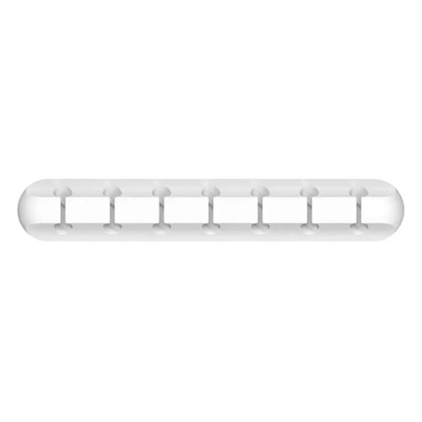 NNBILI 2024 New USB Cable Organizer Self-adhesive Cable Clips Silicone Fixer Wire Management for Home Car Interior Accessories(White) - Image 2