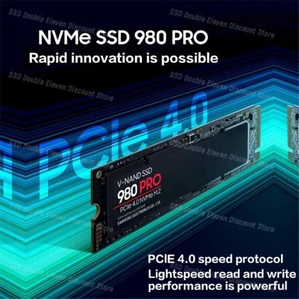 980Pro SSD NVMe M.2 2280 4TB Hard Disk Internal Solid State Drive PCIe Gen 4.0 x 4 for PS5 Laptop PC Desktop Laptop(4TB) - Image 4