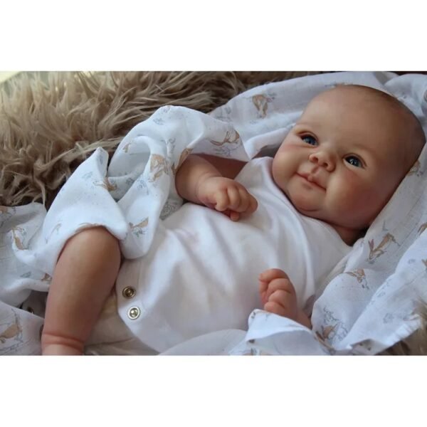 49CM Reborn Dolls Complete Finished Juliette Lifelike Real Touch 3D Skin Multiple Layers with Hand-Painted Hair Bebe Doll - Image 4