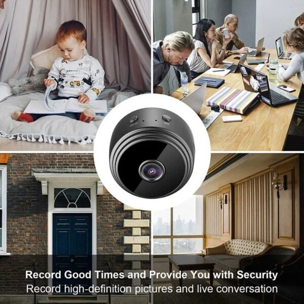 9 WiFi Mini Camera Wireless Video Recorder Voice Recorder Security Monitoring Camera Smart Home For Infants And Pets - Image 5