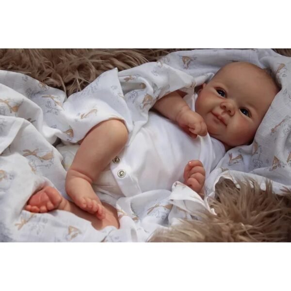 49CM Reborn Dolls Complete Finished Juliette Lifelike Real Touch 3D Skin Multiple Layers with Hand-Painted Hair Bebe Doll - Image 3