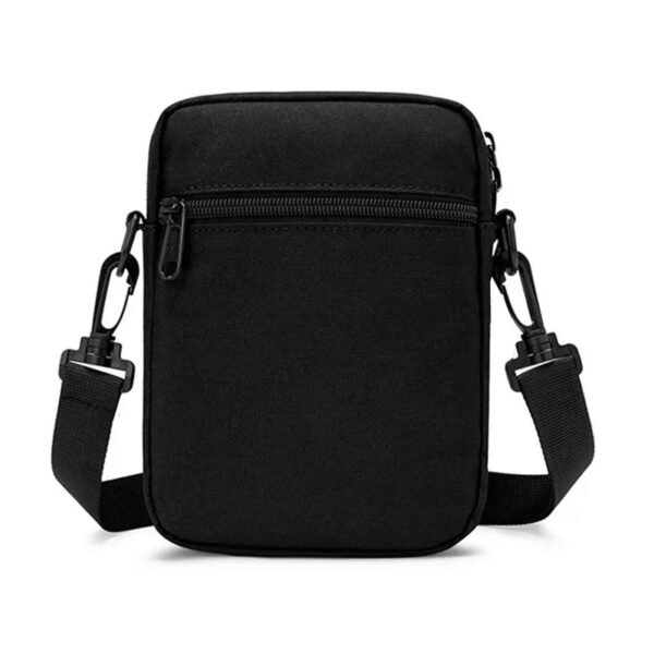 Shoulder Bag Oxford Cloth Casual Men's Satchel Small Square Bag Fashion Diagonal Crossover Hand Machine Women's Handbags Luggage(Black) - Image 4