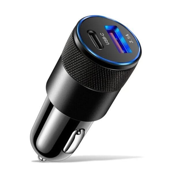 Olaf USB Type C Car Phone Adapter Fast Charging, Fast Charge 3.0, 68W, PD, iPhone 13, 12, Xiaomi, Huawei, Samsung S21 - Image 2