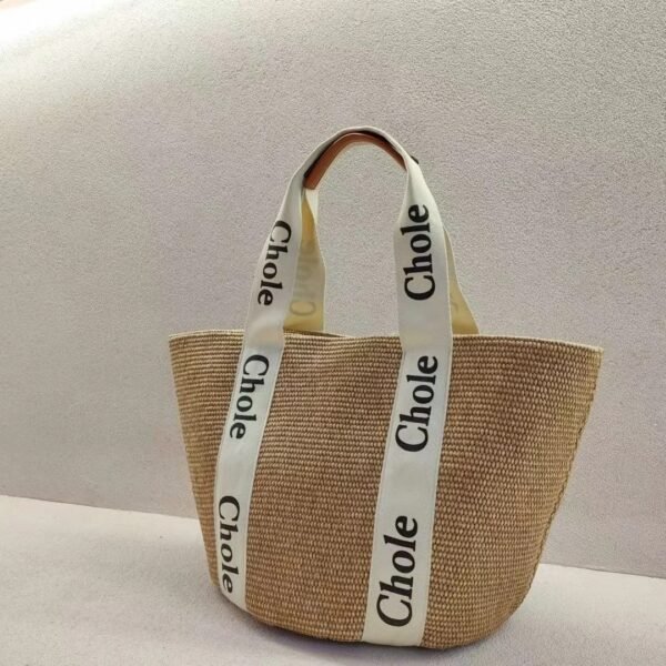 Fashionable Straw Weave Beach Bag Women's Summer Basket Bag New Style Motorcycle Equipment Accessories From China Mainland(Trumpet)