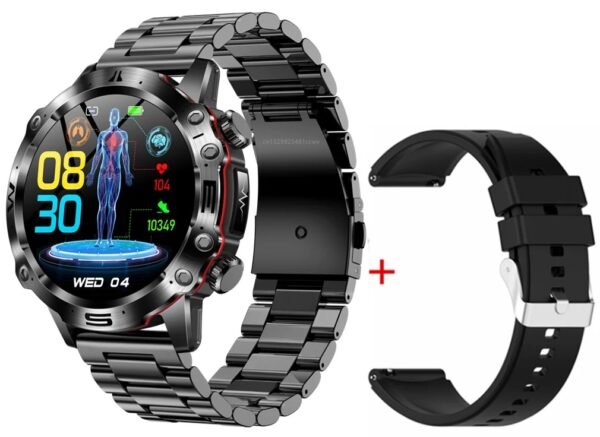 Smart Watch ET4829(Black Steel) - Image 2