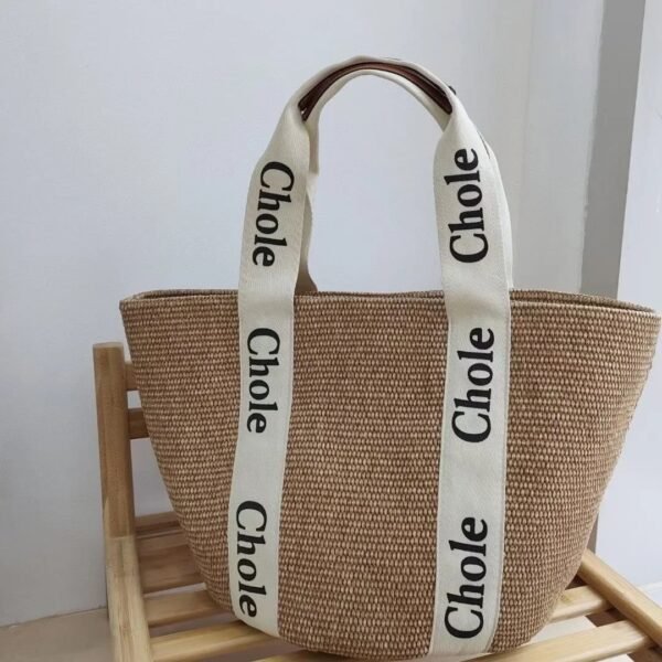 Fashionable Straw Weave Beach Bag Women's Summer Basket Bag New Style Motorcycle Equipment Accessories From China Mainland(Trumpet) - Image 3
