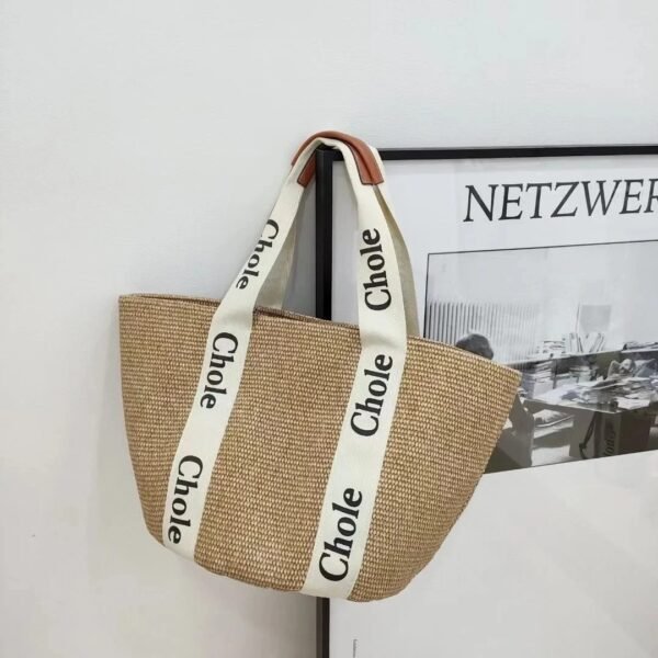 Fashionable Straw Weave Beach Bag Women's Summer Basket Bag New Style Motorcycle Equipment Accessories From China Mainland(Trumpet) - Image 6