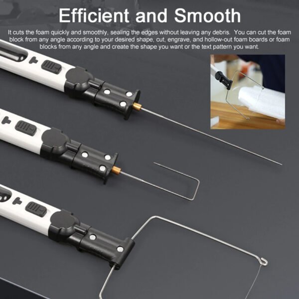 7 in 1 Cordless Hot Wire Foam Cutter Multipurpose Foam Crafts Portable Cutting Pen Electric KS EAGLE Cutter for Carving