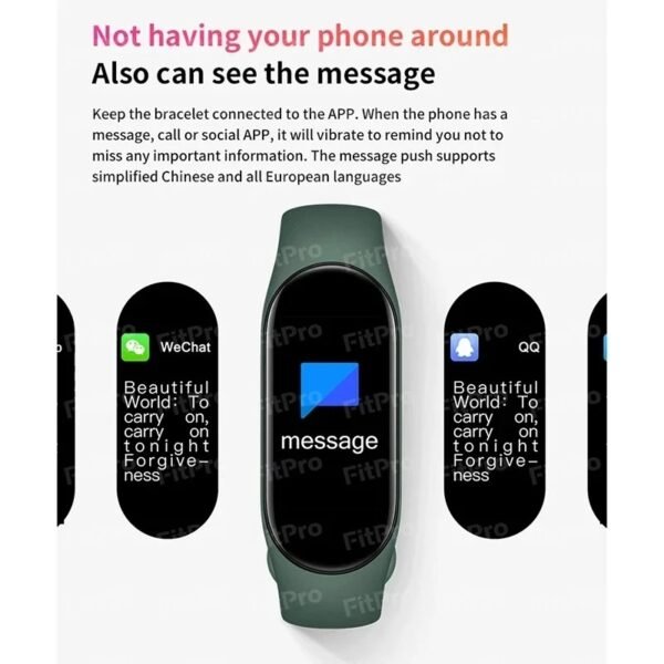 M7 Smart Watch Men Women Smartband Heart Rate Smartwatch Fitness Tracker Blood Pressure Sport Smart Bracelet for Xiaomi IPhone - Image 2