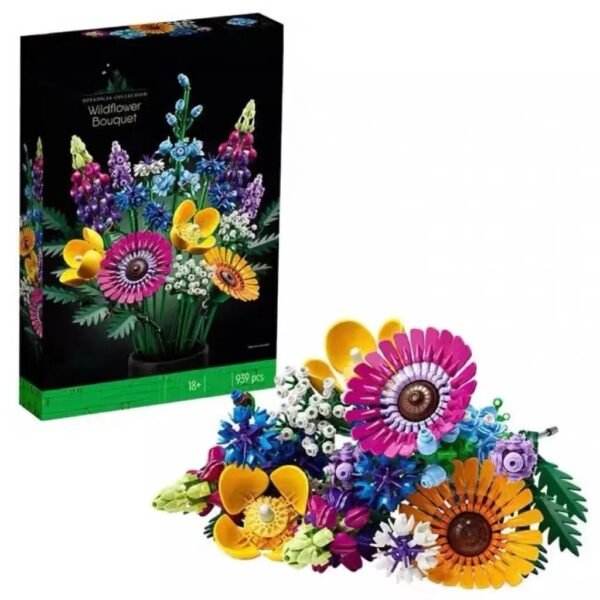 Wildflower Bouquet 10313 Building Blocks Set Dried Flower Centerpiece 10314 Botanical Home Decor Toys Girl Birthday Gift