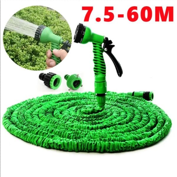25FT-200FT Expandable Magic Hose Lightweight Design Durable Materials 7 Water Spraying Functions Gun Home Garden Watering Tools - Image 2