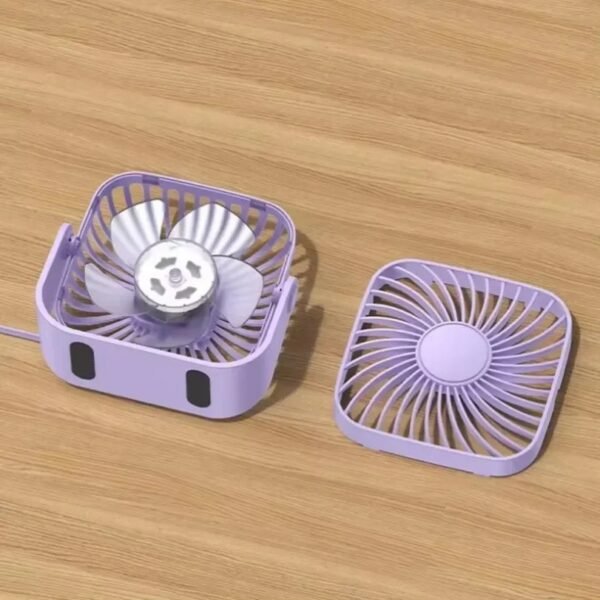 Desktop Mini Fan 3-speed Adjustable Silent Air USB Rechargeable for Office/Bedroom/Dormitory Excellent Gift‘s Classmates Friends - Image 4