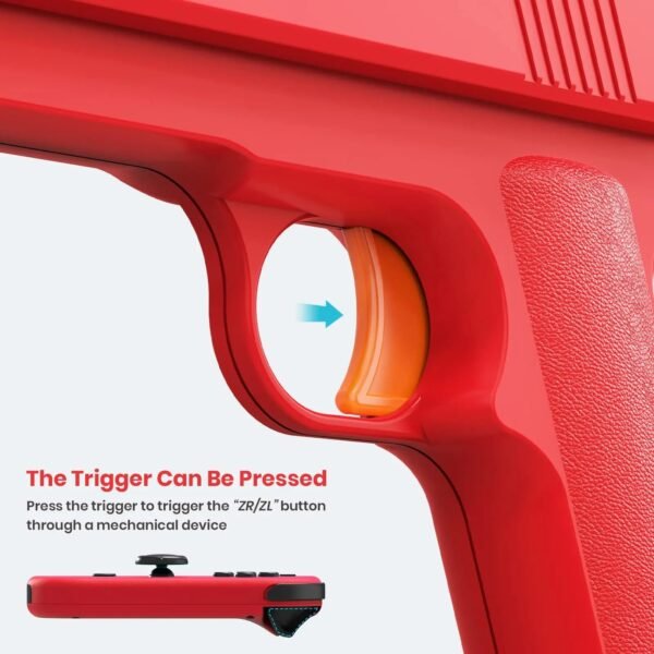 Shooting Game Gun Controller Compatible with Switch/Switch OLED Joy-Con Hand Grip Motion Controller for Shooter Hunting Games - Image 6