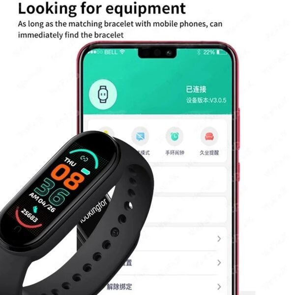 M7 Smart Watch Men Women Smartband Heart Rate Smartwatch Fitness Tracker Blood Pressure Sport Smart Bracelet for Xiaomi IPhone - Image 5