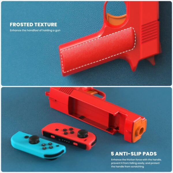 Shooting Game Gun Controller Compatible with Switch/Switch OLED Joy-Con Hand Grip Motion Controller for Shooter Hunting Games - Image 5