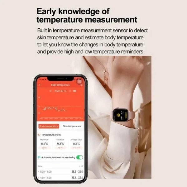 AI Diagnostic Detector Smart Watch Women Blood Lipid and Uric Acid Body Composition Test Women Menstrual Health Tracker 2025 New - Image 5
