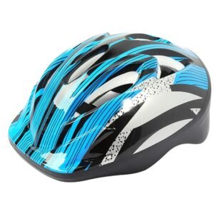 Adjustable Children Bicycle Helmet Scooter Skateboard Riding Safety Kids Cycling Protective Helmets For Bike Skate Scooter Incl(Sky blue)