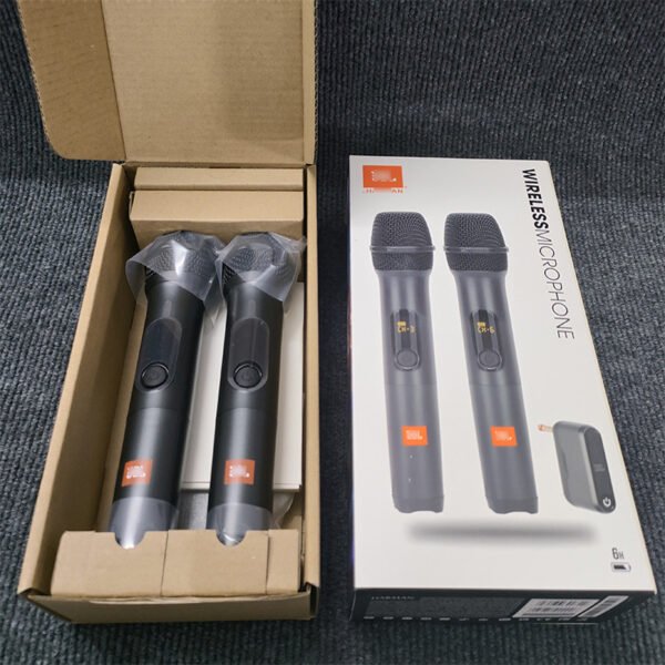 Wireless Microphone JBL 2 Channel UHF Wireless Cordless Handheld Microphone Karaoke Mic System For Church Party Speaker - Image 5