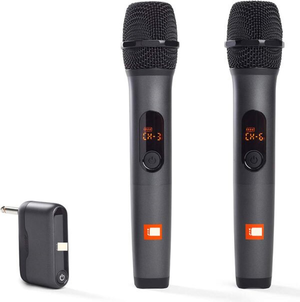 Wireless Microphone JBL 2 Channel UHF Wireless Cordless Handheld Microphone Karaoke Mic System For Church Party Speaker - Image 4