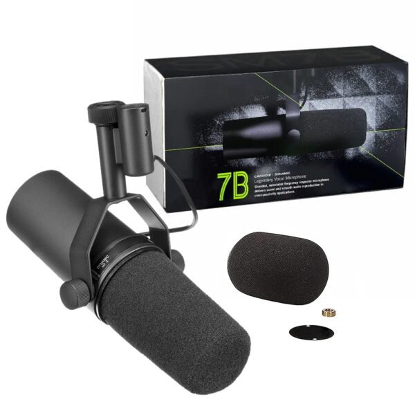 SM7B microphone sm7b dynamic microphone podcast studio set for Live/Stage Recording Podcasting cardioid Black Metal mic 7b - Image 7