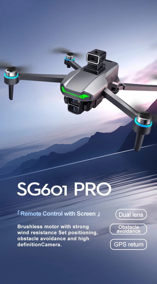 Beast SG601 PRO With Screen GPS Drone Aerial 8K HD Professional Quadcopter Obstacle Avoidance Brushless Remote Control Aircraft - Image 7