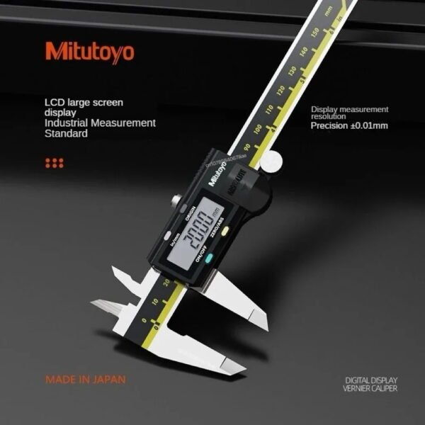 Mitutoyo LCD Digital Caliper 150mm/200/300mm 500-196-30 Vernier Calipers Electronic Measuring Measuring Tools Stainless Steel - Image 3