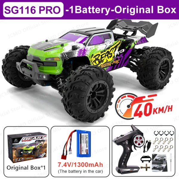 SG116PRO 40KM/H High Speed RC Car Brushless 4WD Off-Road Drift Remote Control Car 1:16 Professional Racing Cars SG116PRO 40KM/H
