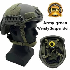 （FRP material）Ballistic ACH High Cut Tactical Helmet Kevla High Quality Ballistic Helmet NIJ IIIA FAST Wendy's Suspension Pad Ballistic Helmet
