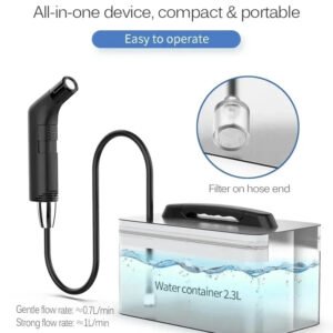 A Portable Electric Sitz Bath for Personal Hygiene Cleaning, Rechargeable for Travel And Camping, with a Shower Sprayer.