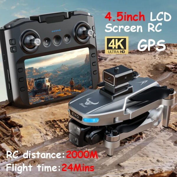 SG901 Pro Drone Professional 8K HD Camera 5G WIFI FPV Dron with Obstacle Avoidance 4.5 Inch Screen RC Quadcopter Toys