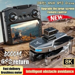 New SG901 MAX Drone Professional 4K Camera Aerial FPV Brush Avoiding Obstacle with Large Screen Remote Control Folding Dron