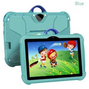 Color ( Blue ) 2025 New 7 Inch 5G WiFi Kids' tablets Quad Core 4GB RAM 64GB ROM Android Learning Education Tablet PC Children's favorite Gifts