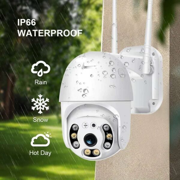 YOOSEE Full HD WIFI Camera Dome Camera 1080P Color Night Vision Auto Tracking Two Way Audio Outdoor Security Surveillance Camera - Image 3