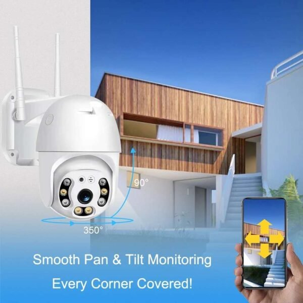 YOOSEE Full HD WIFI Camera Dome Camera 1080P Color Night Vision Auto Tracking Two Way Audio Outdoor Security Surveillance Camera - Image 4