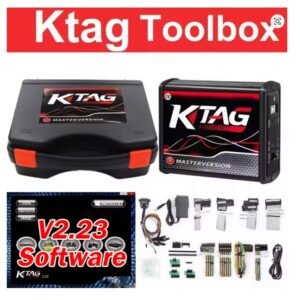 Online EU Red Murata Filter Kess V2 V2.80 V5.017 & KTAG V7.020 4 LED OBD2 Car Trucks ECU Chip Tuning Kit Unlimited Repair Ki