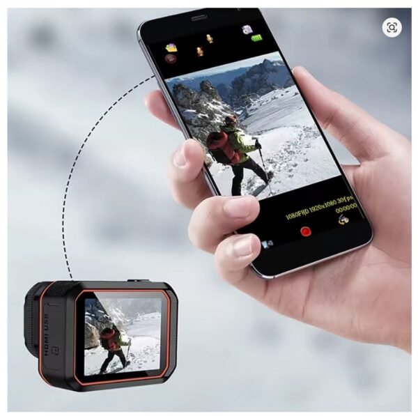 (Only cam)4K Mini Camera Waterproof Sport Camera 60FPS With Remote Control Screen drive recorder Sports Camera Helmet Action Cam - Image 4