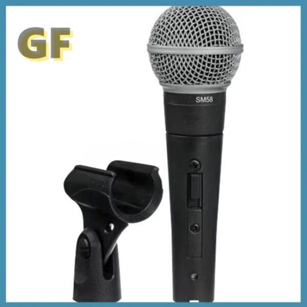 SM 58 Best Wired Wire Microphone Microphones for Singing, Stage Performance - Image 2