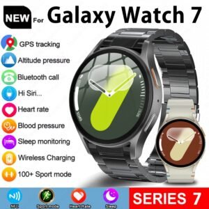 2025 New Smart Watch 7 Mini Women GPS Motion Track NFC AMOLED Display Compass Heart rate Games Bluetooth Call Waterproof Watch