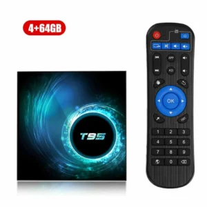 T95 Android 10.0 Smart TV BOX Quad Core 16/32/64G UHD 6K WiFi 5G BT Media Player