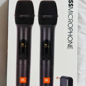 JBL Wireless Microphone System Set - 2 Pack for Karaoke Singing Cordless Mic New