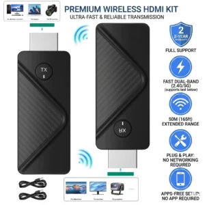 4K Wireless HDMI Transmitter and Receiver 1080P PC TV Audio Video HDMI Extender