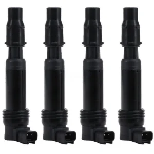 4PCS Ignition Coil For Kawasaki ZX6R 2000-2002 ZX-636 2002 ZZR600 2005-2008